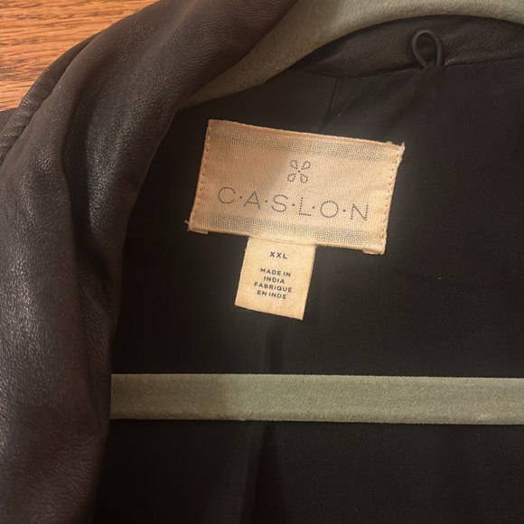 CasIon® Leather Moto Jacket with Removable Hood XXL - Picture 4 of 9